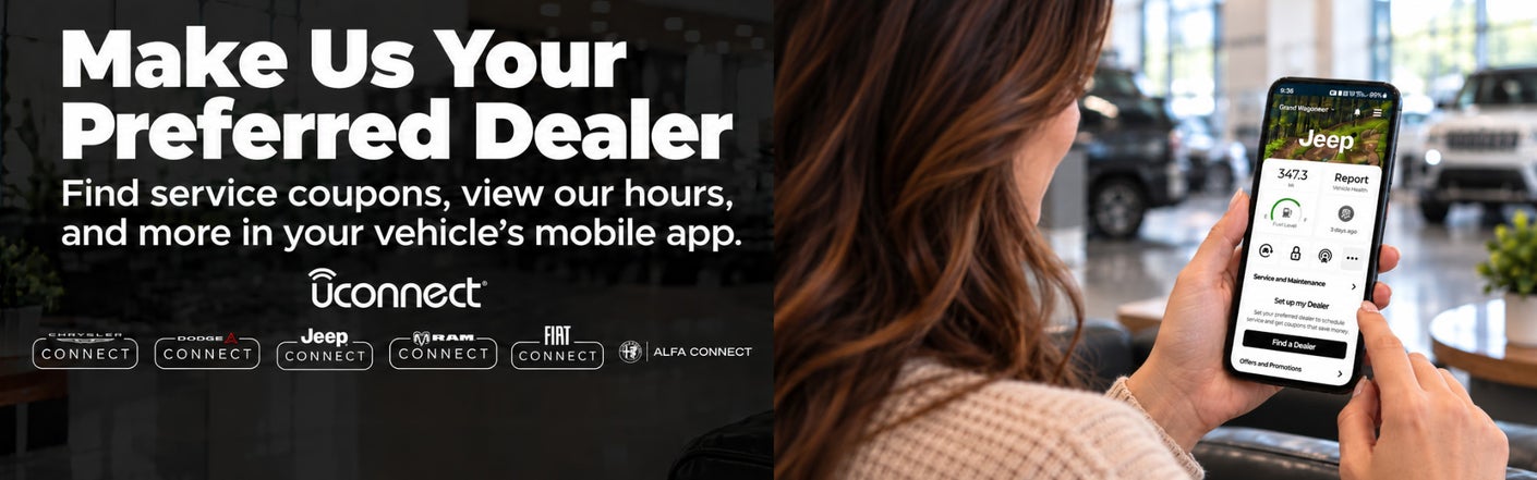 uconnect® make us your preferred dealer | Zappone Chrysler Jeep Dodge - Granville in Granville NY