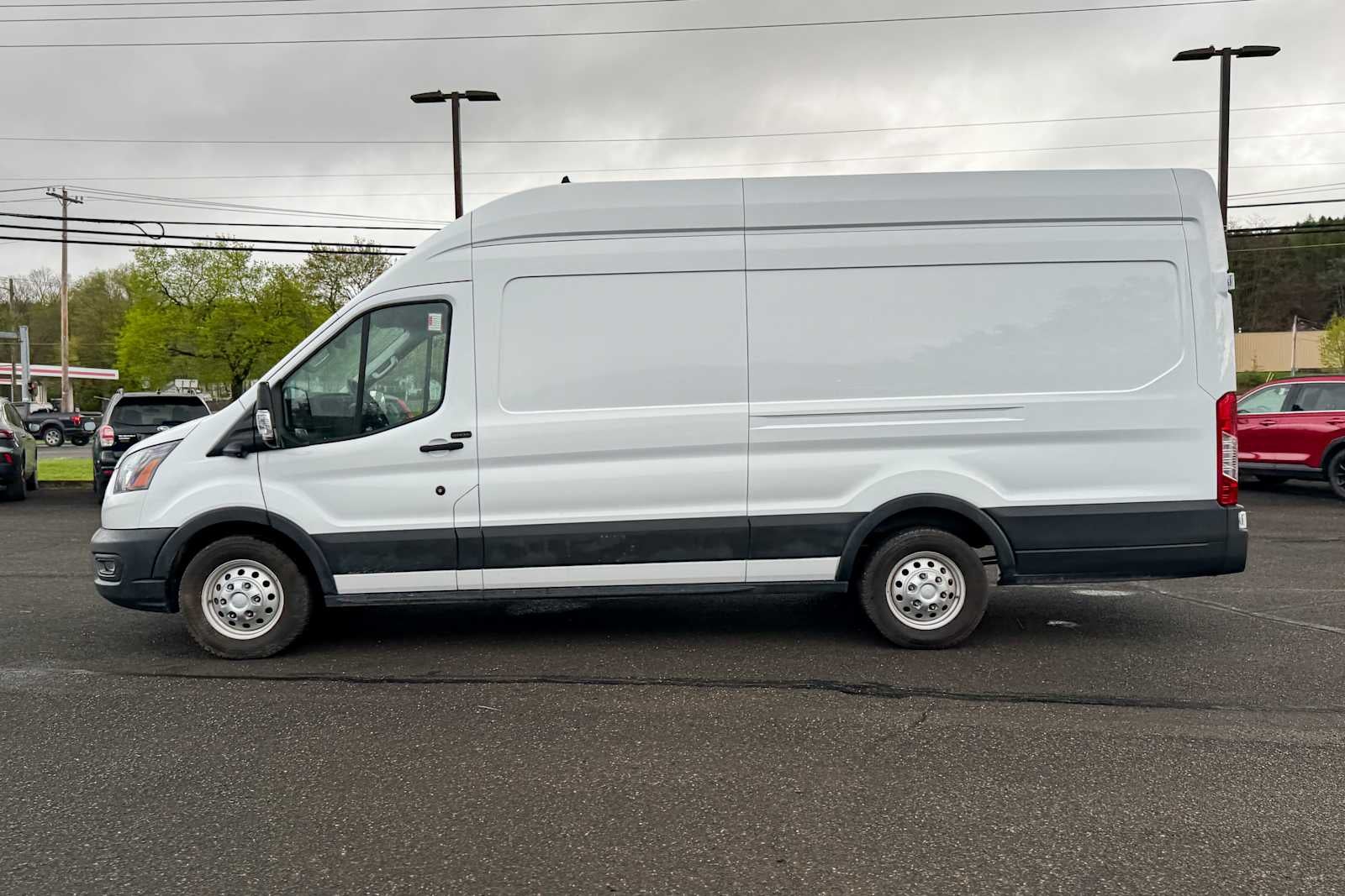 2023 Ford Transit Cargo Van T-350 148" EL Hi Rf 9500 GVWR AWD