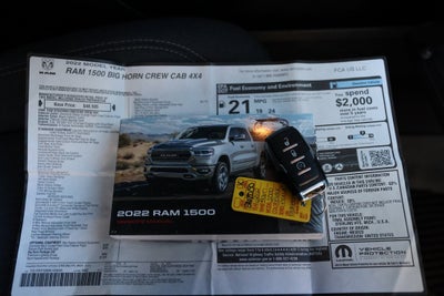 2022 RAM 1500 Big Horn Crew Cab
