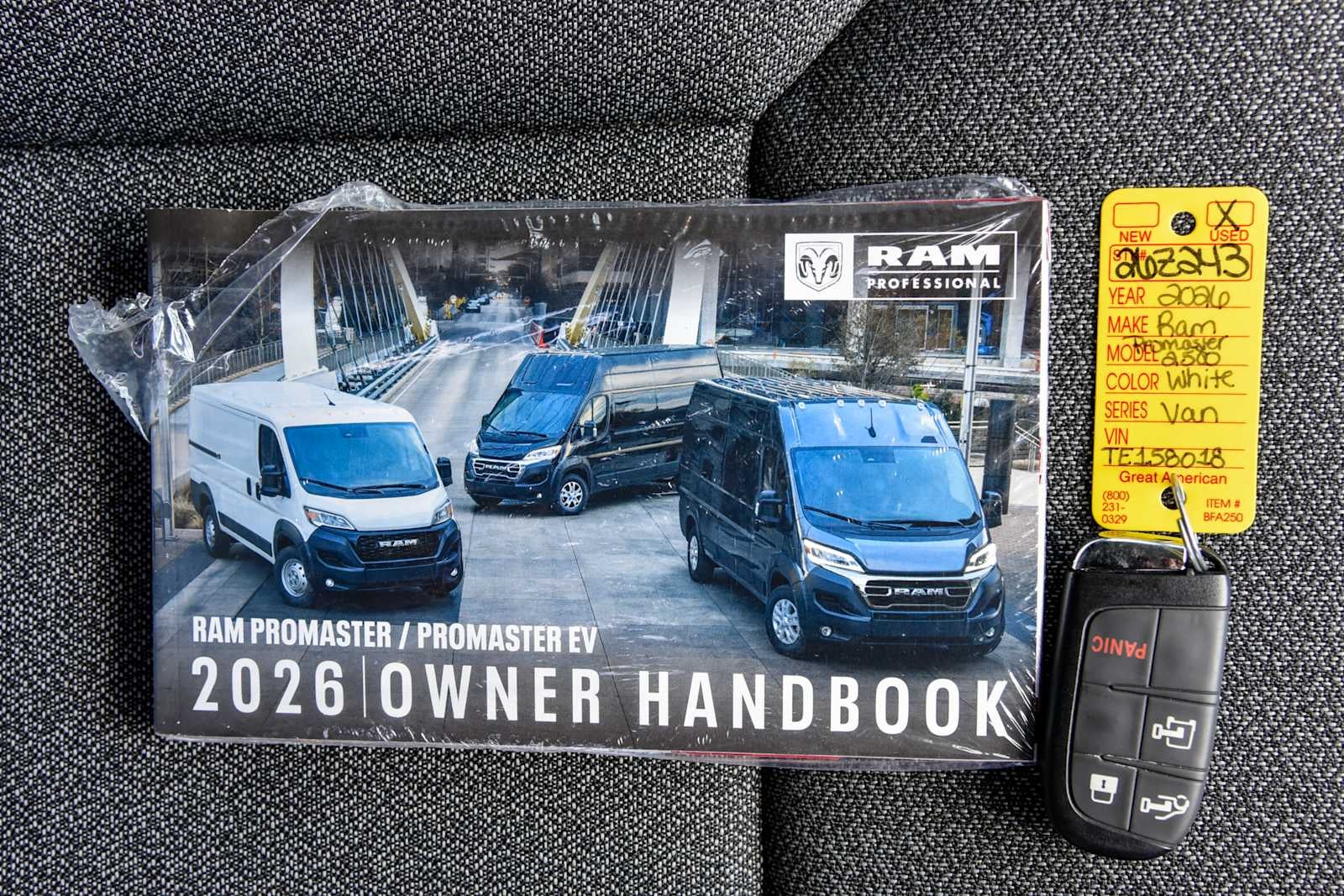 2026 RAM ProMaster Cargo Van Tradesman