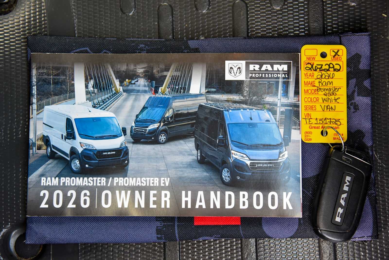 2026 RAM ProMaster Cargo Van Tradesman