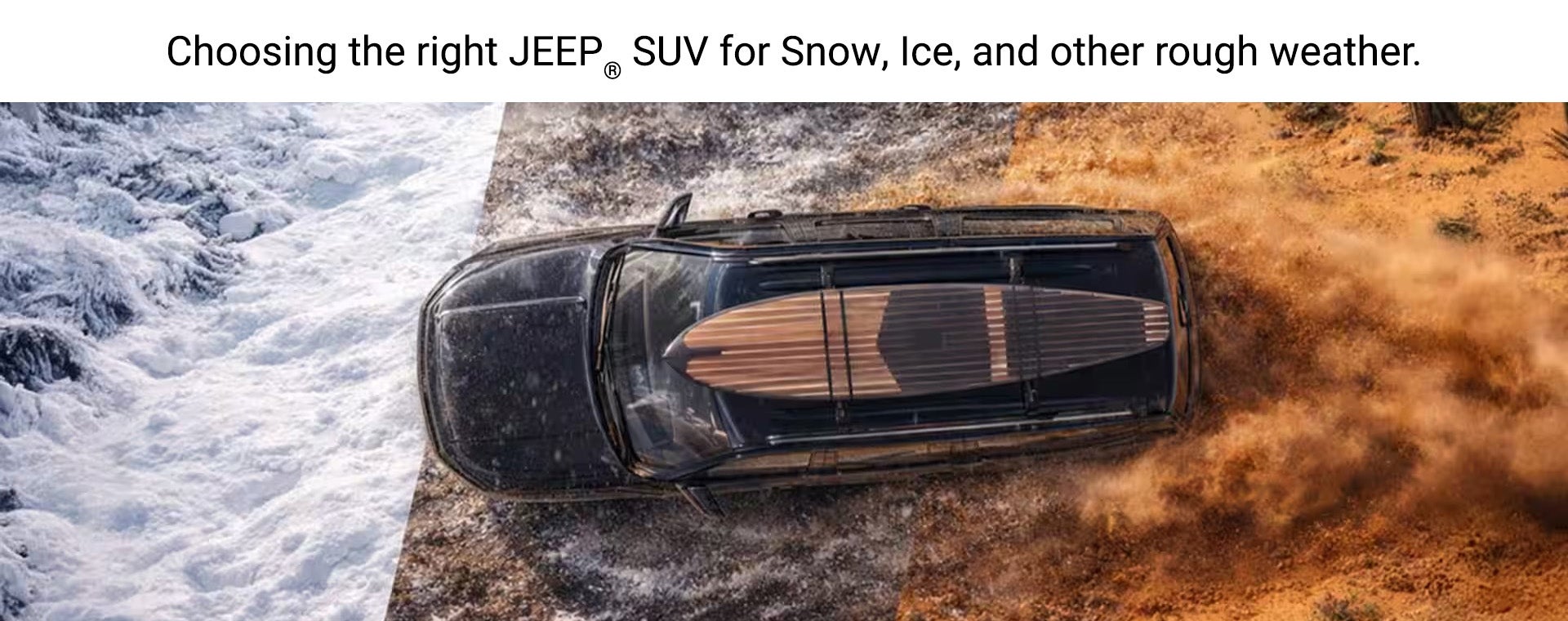Choosing the Right Jeep SUV for Snow and Ice